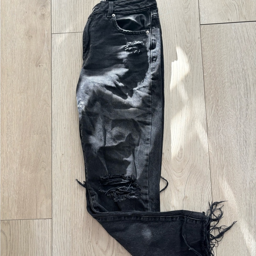 Garage Black Distressed Skinny Jeans